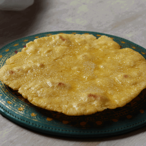 Pure Punjabi corn roti