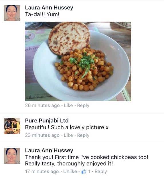 Pure Punjabi Indian Meal Box testimonial