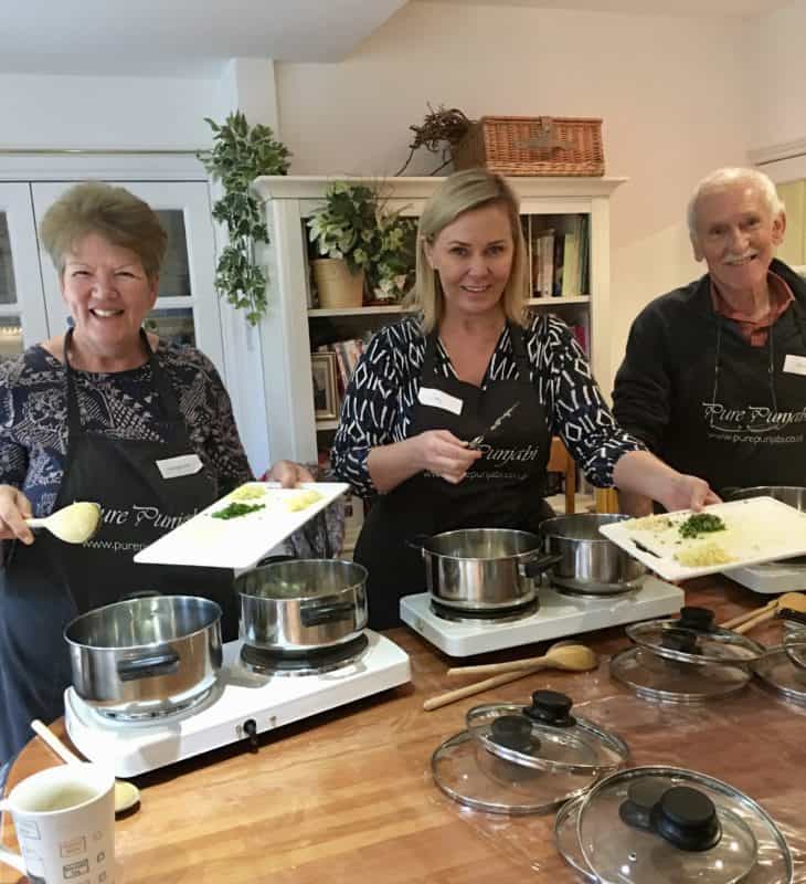 Pure Punjabi North Indian cookery school, named a Top 8 Indian UK cookery school by Olive magazine