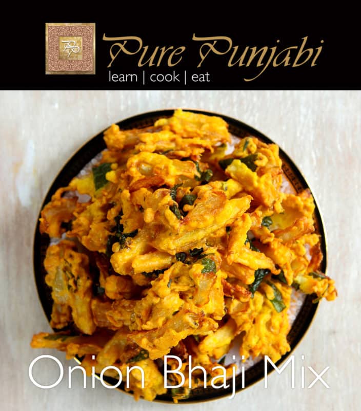 Pure Punjabi onion bhajis, pakore mix, onion bhaji mix, bhaji mix, Indian meal kits