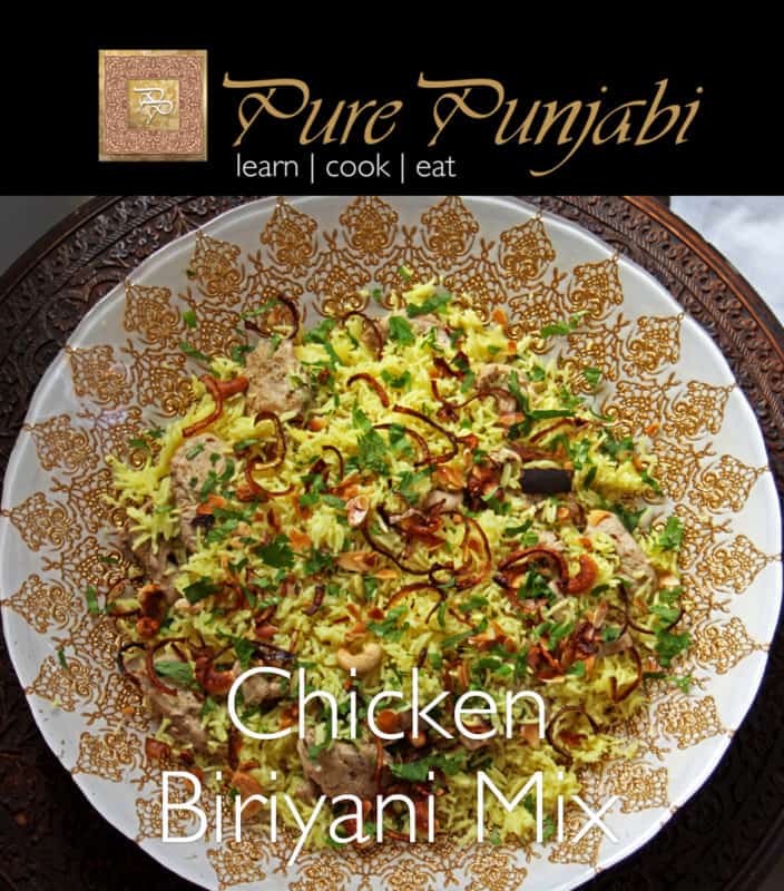Pure Punjabi Chicken Biriyani Mix, Indian meal kits