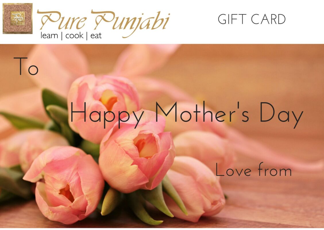 Pure Punjabi gift card Happy Mother's Day
