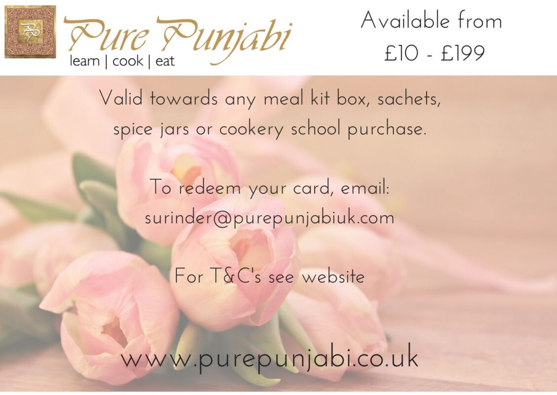Pure Punjabi gift card Happy Mother's Day