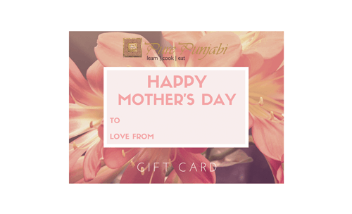 Pure Punjabi Mother's Day gift card, Indian food, Indian food gifts