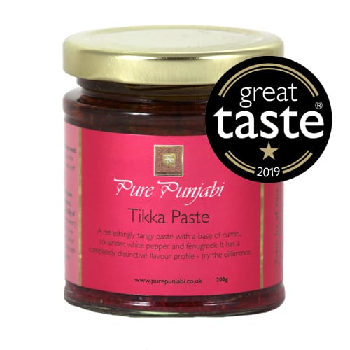 Pure Punjabi Tikka Paste, Great Taste Award winner, purepunjabi.co.uk, dairy free, plant based