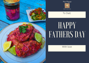 Pure Punjabi Father's Day gift card, Indian food, Indian food gifts