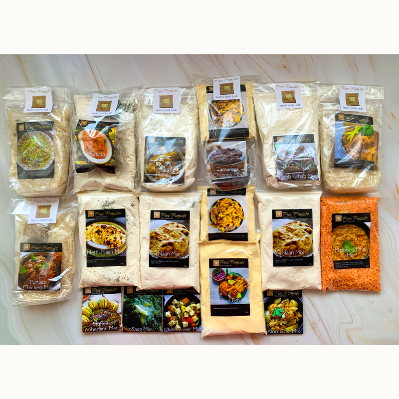 Pure Punjabi Best sellers Indian meal kits deluxe bundle