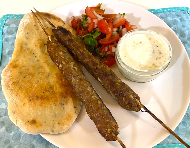 Pure Punjabi lamb Kebabs & Naan Bread dinner kit
