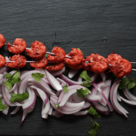 Pure Punjabi tikka prawns